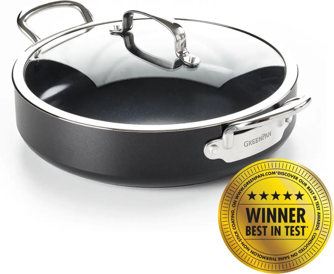 GreenPan Barcelona Hapjespan 30cm - 4.8L - Zwart