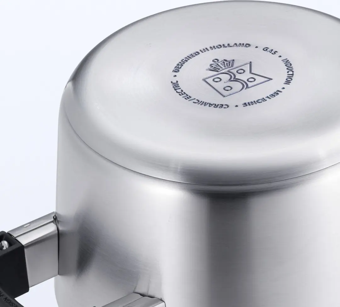 BK Conical Cool Kookpannenset 4-delig B4385.004 - RVS - Silver