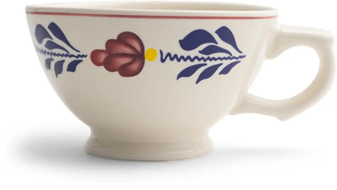 Set 4x Boerenbont Kom met oor 13cm
