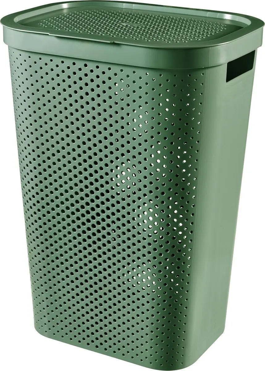 Curver Infinity Recycled Dots Wasmand met deksel