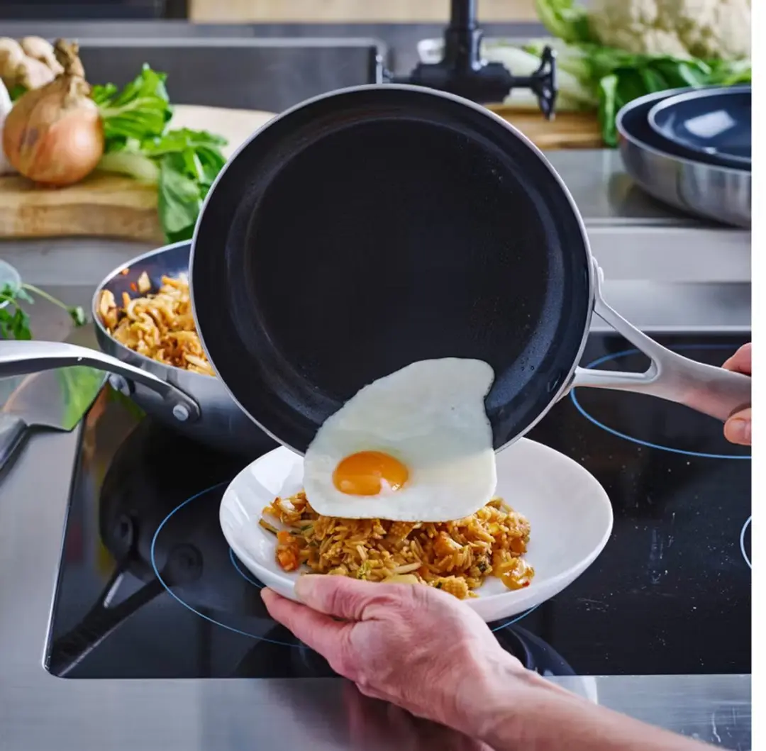 GreenPan Geneva Collection Koekenpannenset 24 & 28cm - Zilver