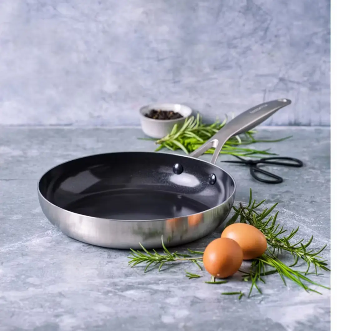 GreenPan Geneva Collection Koekenpannenset 24 & 28cm - Zilver