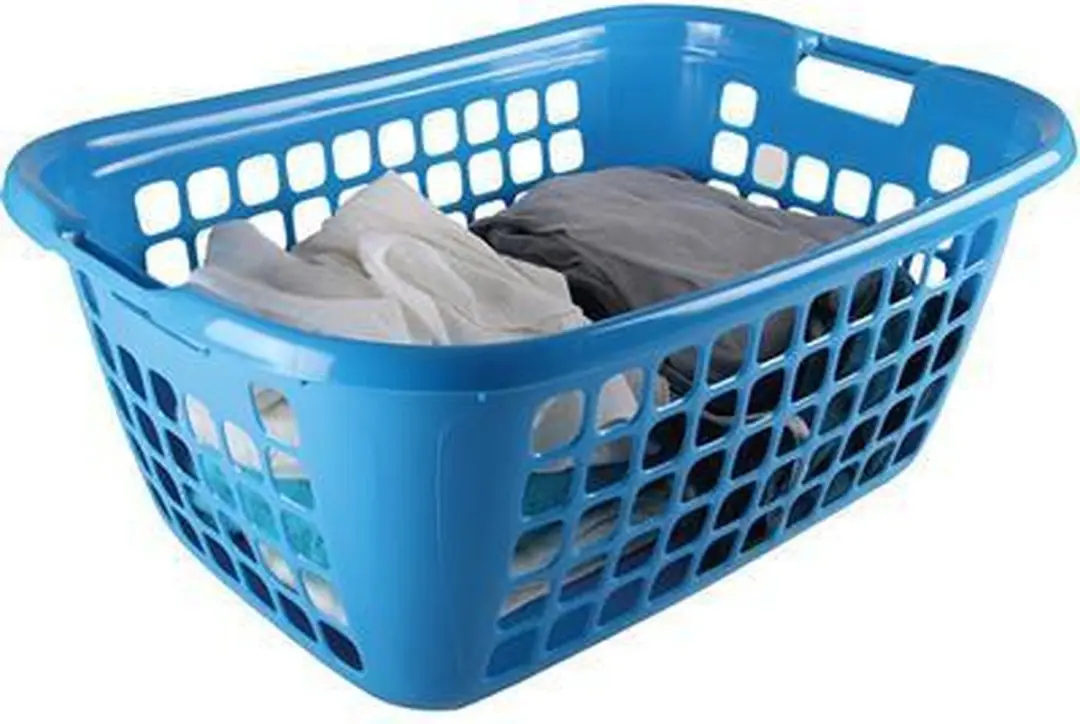 Sunware Basic Wasmand 65cm Laag - Blauw 60L