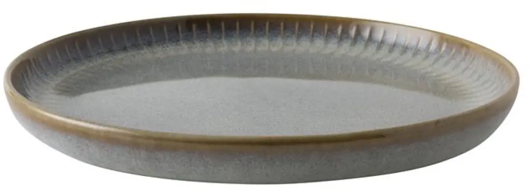Dutch Rose Sapphire Bord Ø18,5cm - Grijs - 4 Stuks