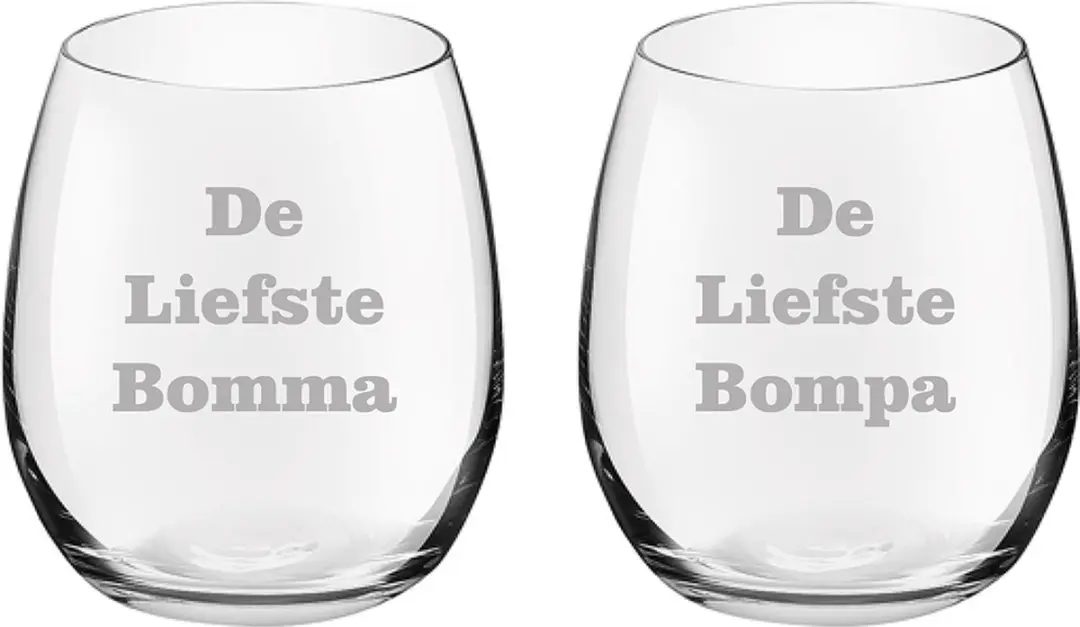 Royal Leerdam Drinkglas De Liefste Bomma/Bompa