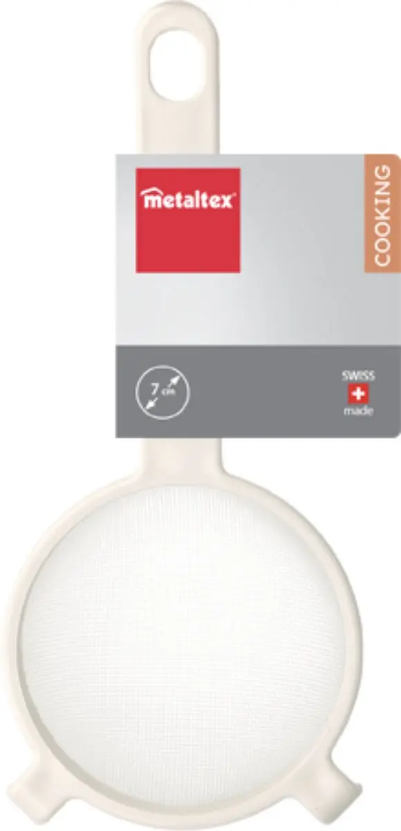 Metaltex Zeef Nylon 7cm - Wit
