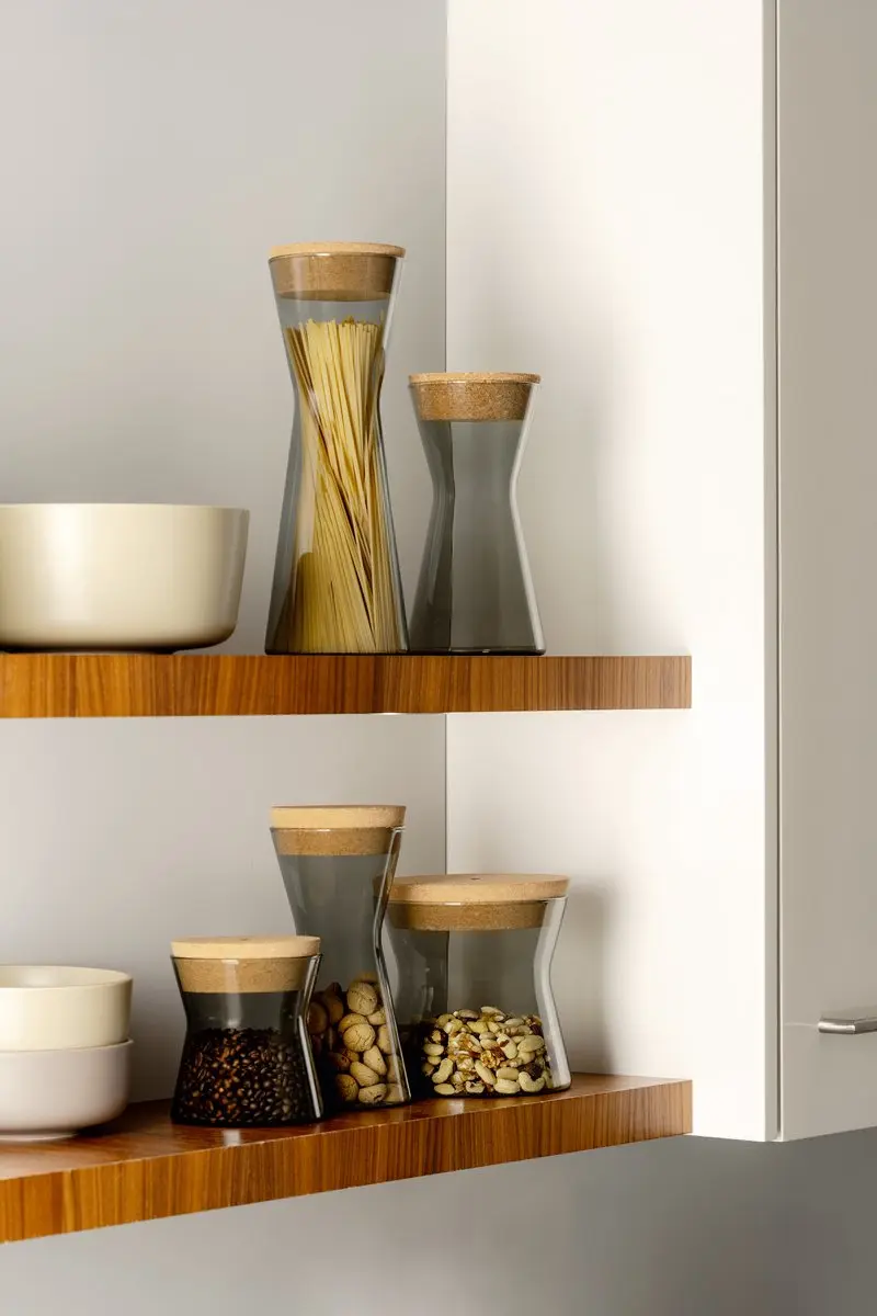 Leonardo Forma X Voorraadpot 22cm - Grijs