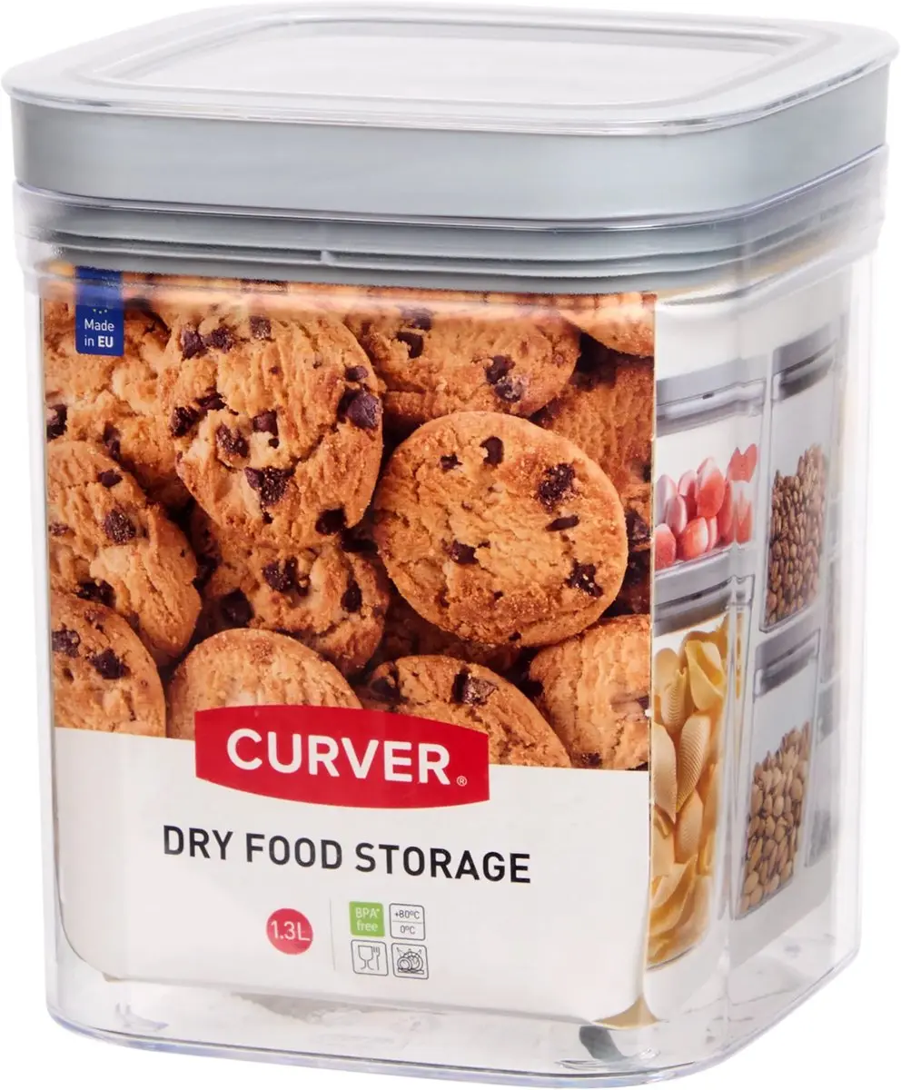 Curver Vershouddoos 1,3L - 4 Stuks - Transparent