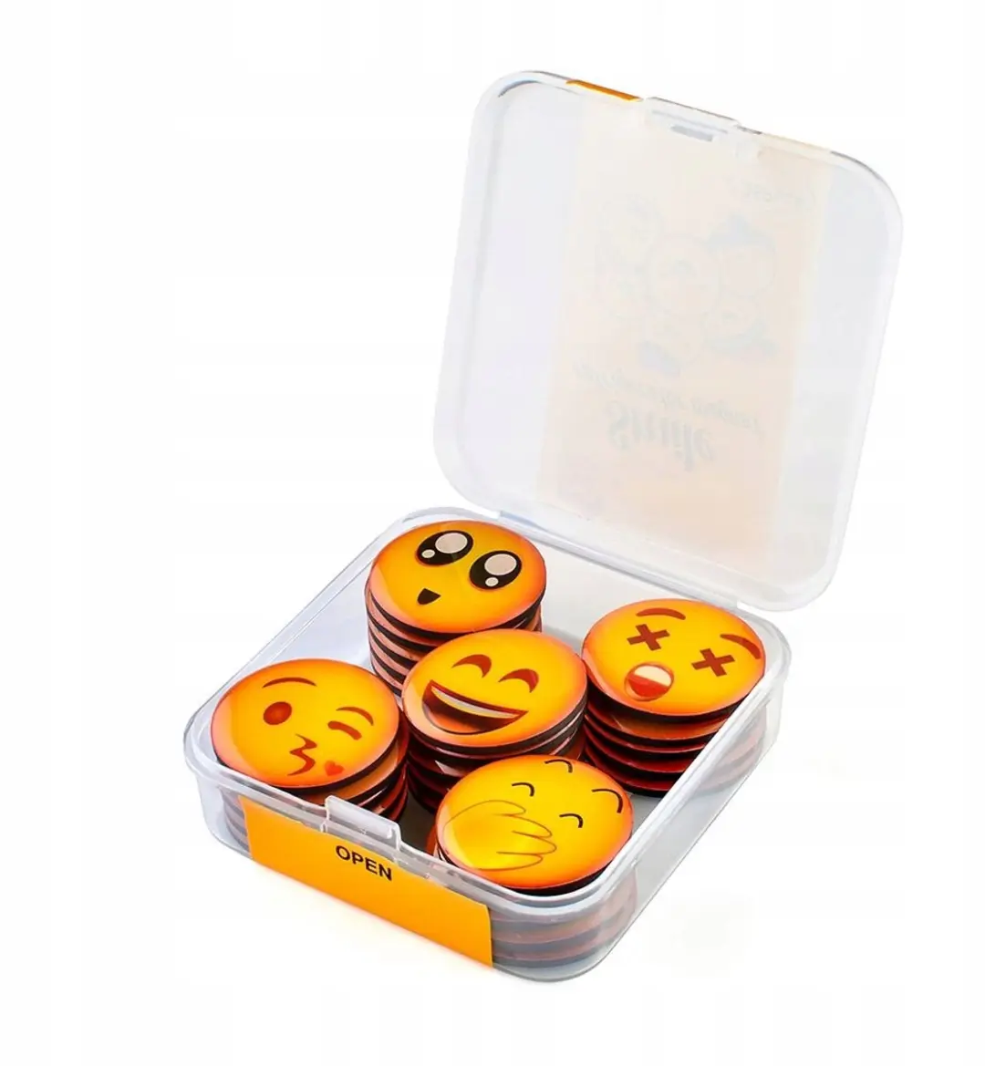 BK Koelkastmagneten Emoticons - 28 Stuks - Ø2.9cm