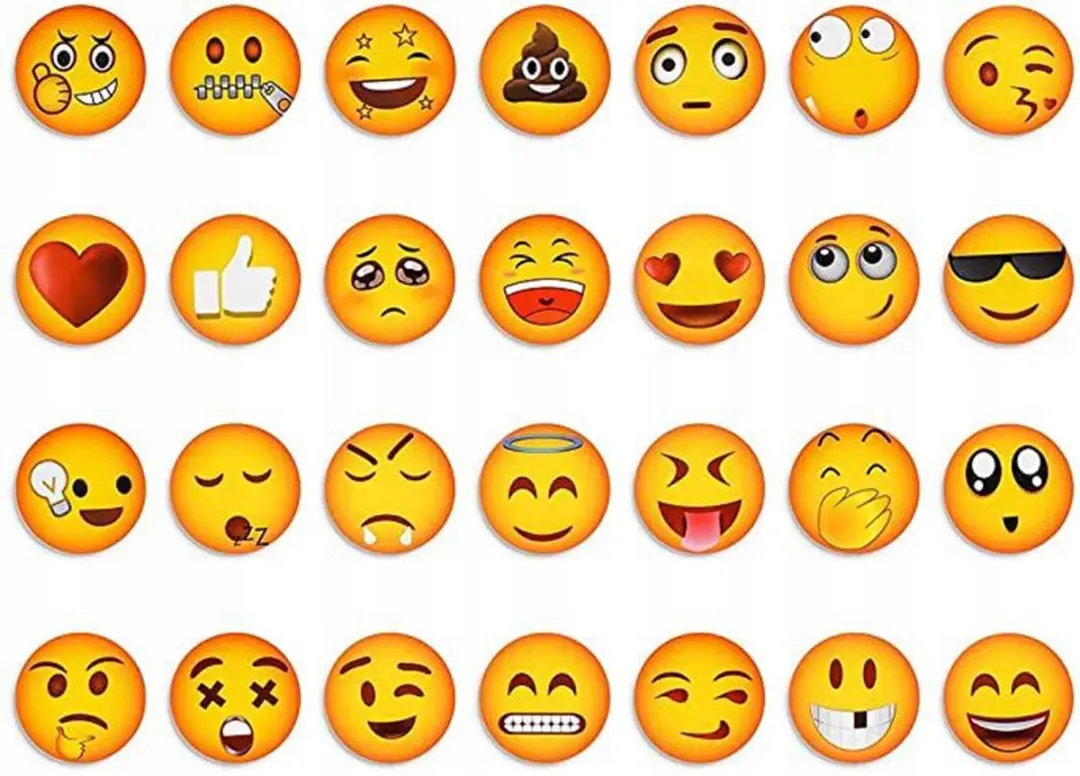 BK Koelkastmagneten Emoticons