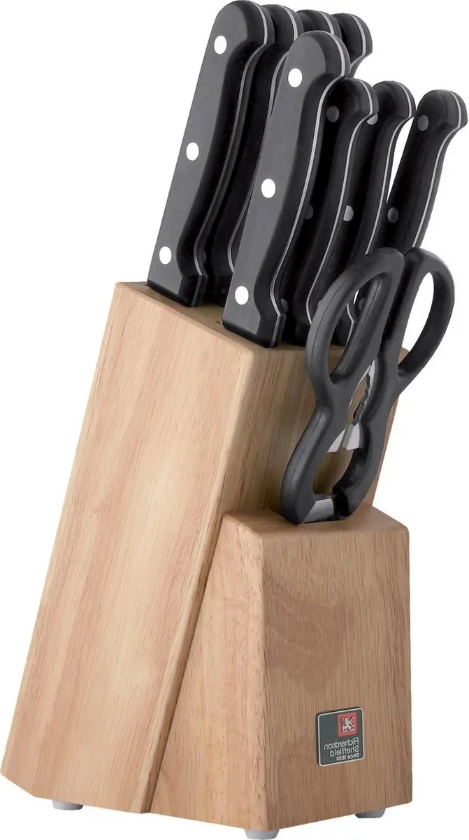 Richardson Sheffield Artisan Messenblok 9-delig R26600BN09K60 - 15 Messen - Zwart