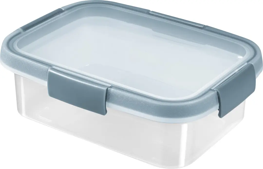 Curver Smart Fresh Eco Diepvriesbakje 1L - Blauw/Grijs/Transparant - afbeelding 6 van 6