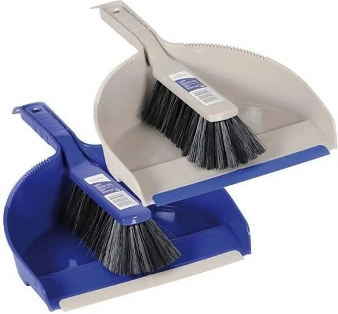 Linea Stoffer en Blik Kunststof Schoonmaakset - Blauw