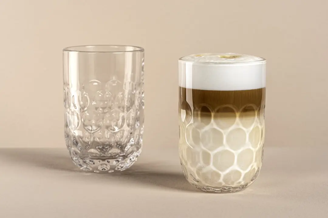 Leonardo Gocce 1 Latte Macchiato Glas 390ml - Set van 2