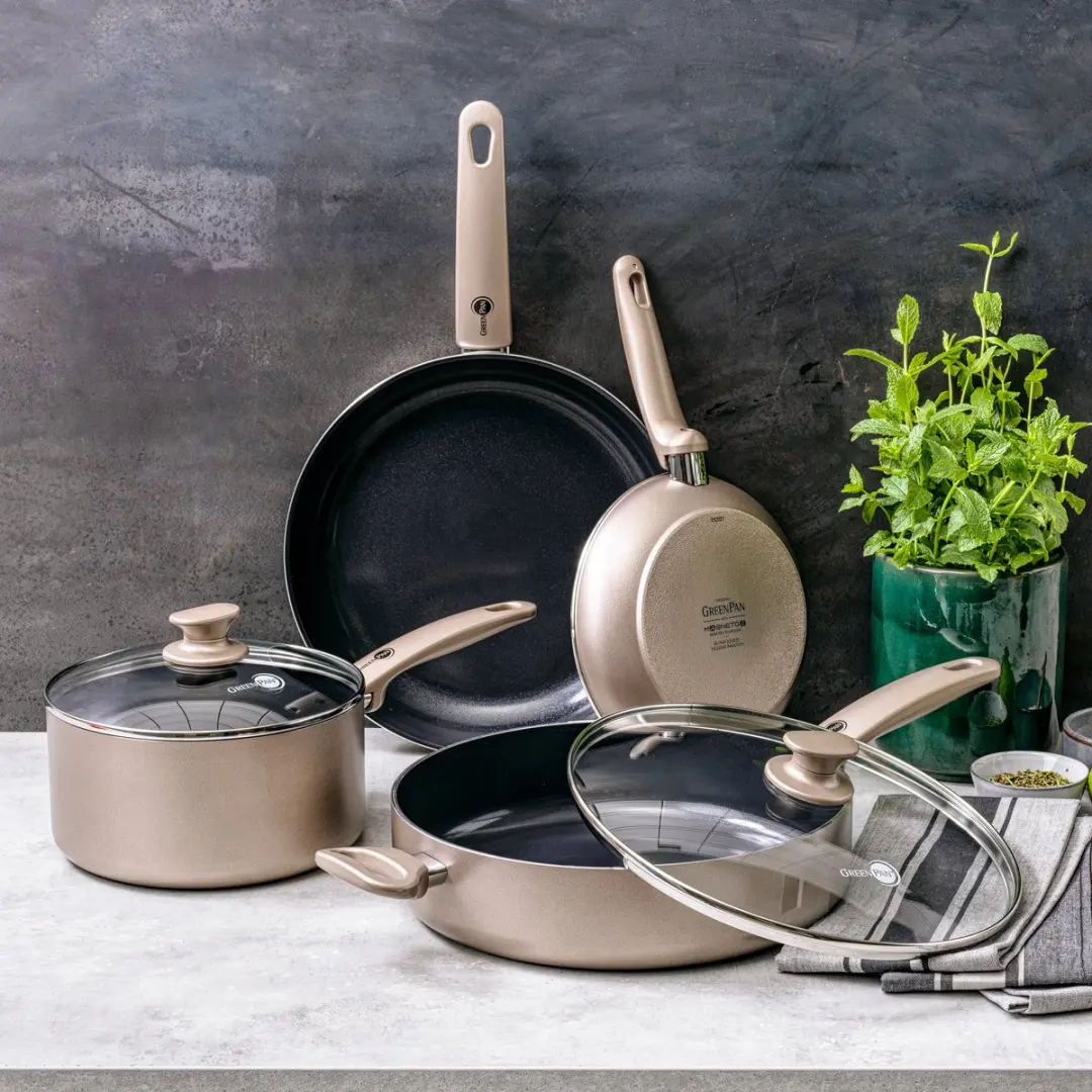 GreenPan Cambridge Koekenpannenset 24/28cm - PFAS-vrij - Inductie - 2 Stuks