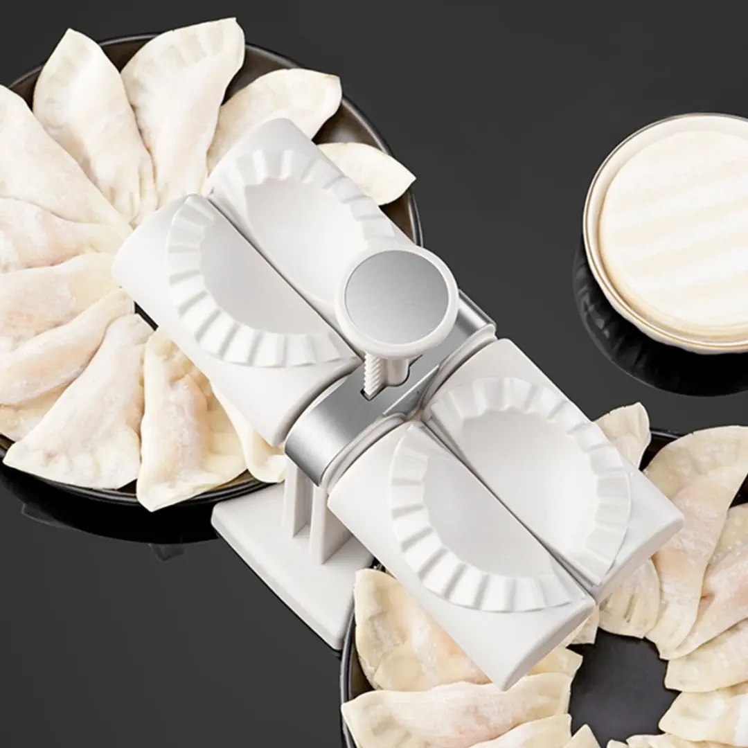 BK Dubbele Pierogimachine - RVS - 8.5cm - Grijs