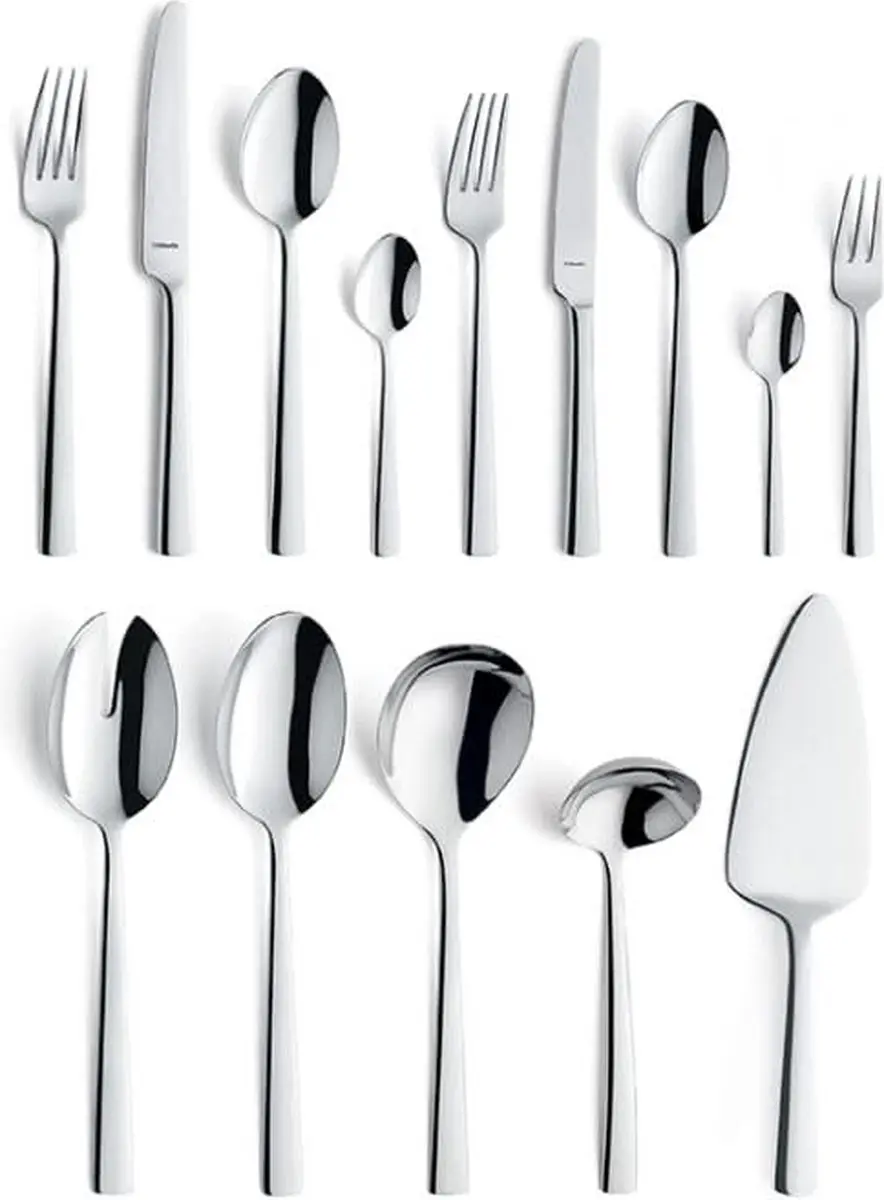 Amefa Moderno Bestekset 24-delig - 6 Personen - Zilver - afbeelding 6 van 6