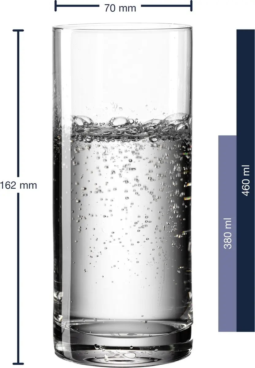 Leonardo EASY+ Glas 460ml - 6 Stuks