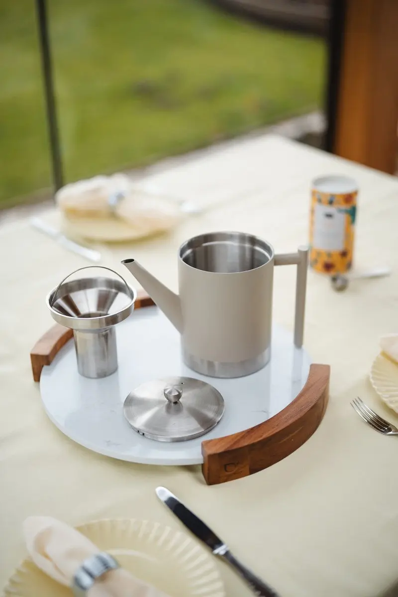 Bredemeijer Minuet Cylindre Theepot 1,2L - Taupe - afbeelding 6 van 6