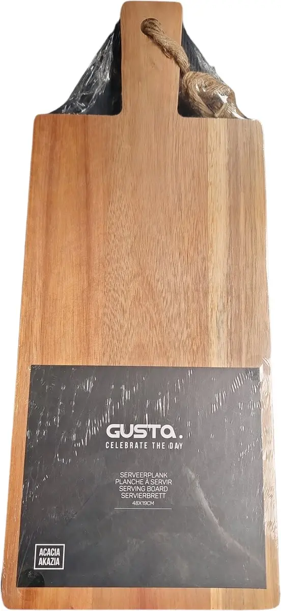 Gusta Serveerplank - 48x19cm - Zwart