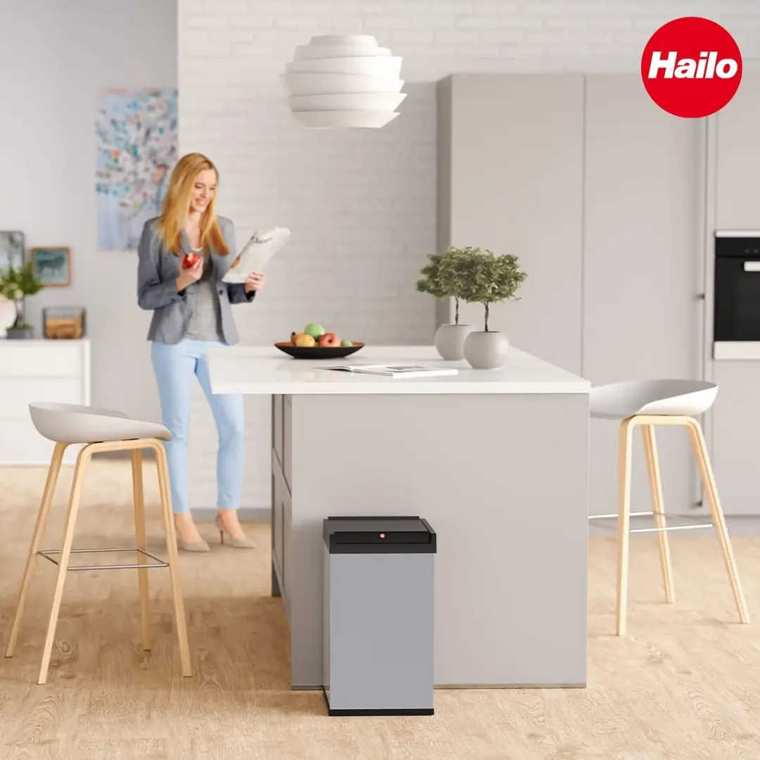 Hailo Big-Box Swing L Prullenbak 40L - Zwart