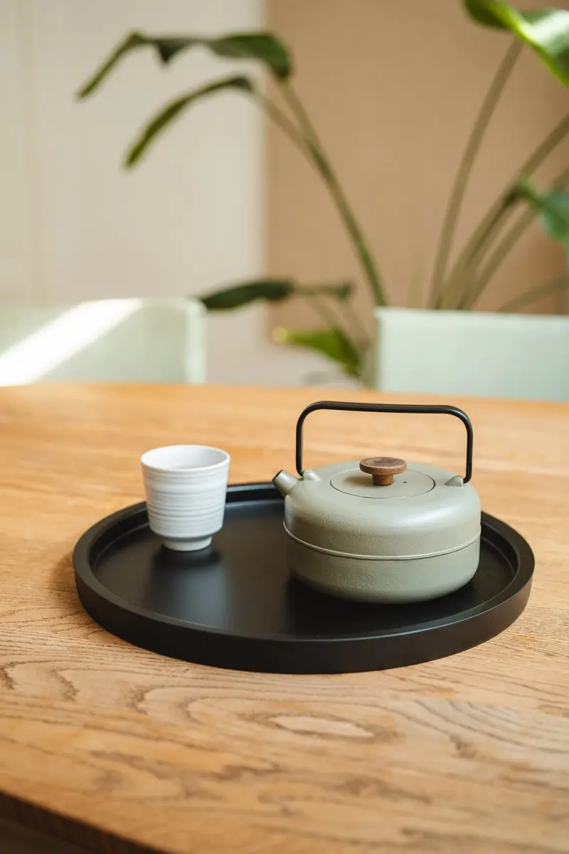Bredemeijer Theepot Henan Gietijzer 0,75L - Khaki - 3 Kopjes