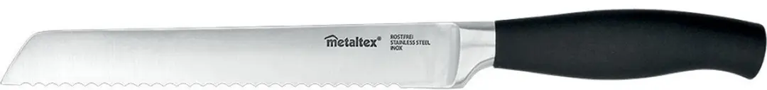 Metaltex Comfort Broodmes 33cm - Zwart/RVS