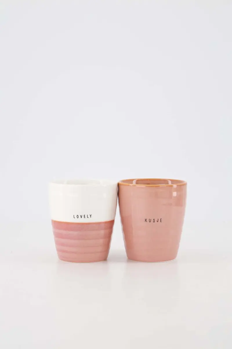 Zusss Cadeauset Koffiemok Lovely Roze