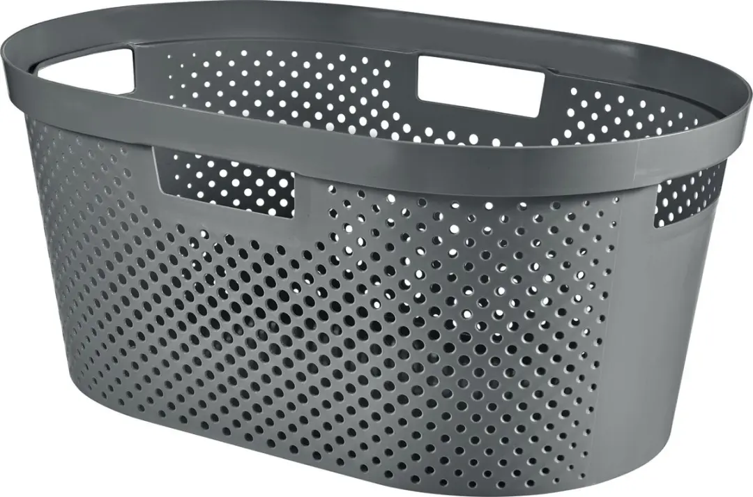 Curver Infinity Recycled Wasmanden 100L - Antraciet - afbeelding 6 van 6