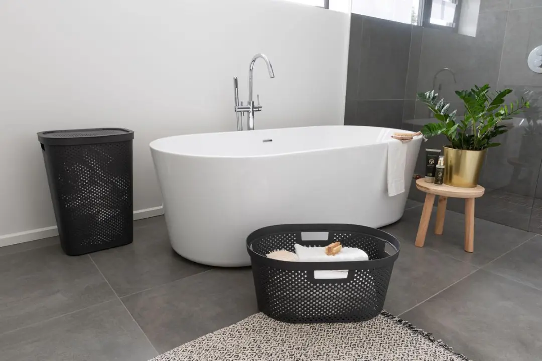 Curver Infinity Recycled Wasmanden 100L - Antraciet