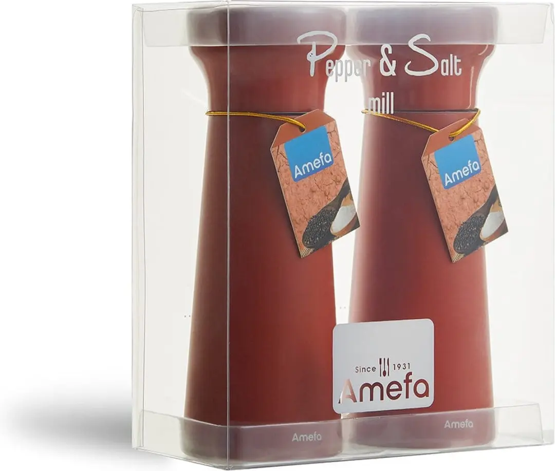 Amefa Modern Zout & Pepermolenset Terracota 15cm - 2-delig - afbeelding 6 van 6
