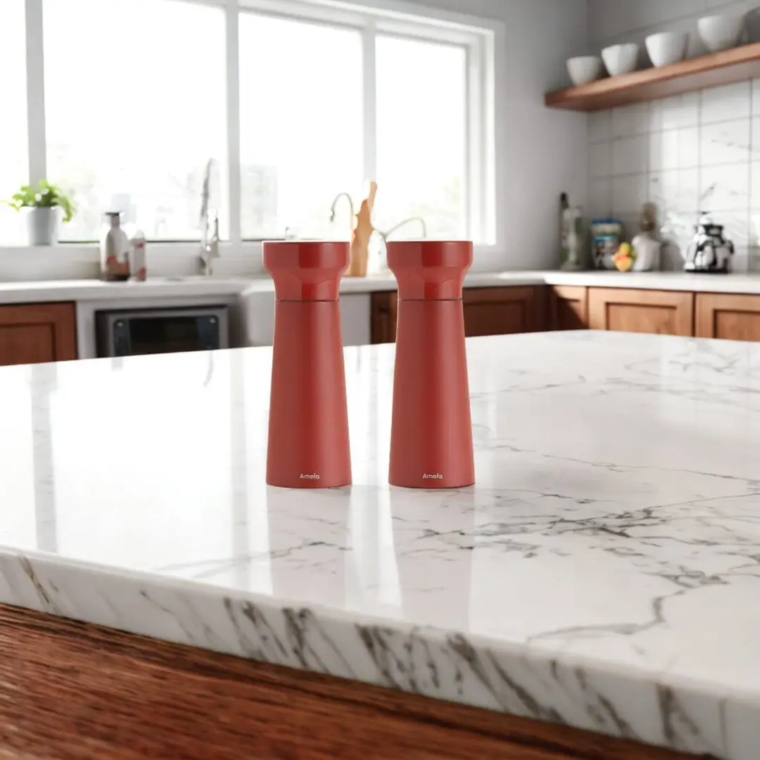 Amefa Modern Zout & Pepermolenset Terracota 15cm - 2-delig