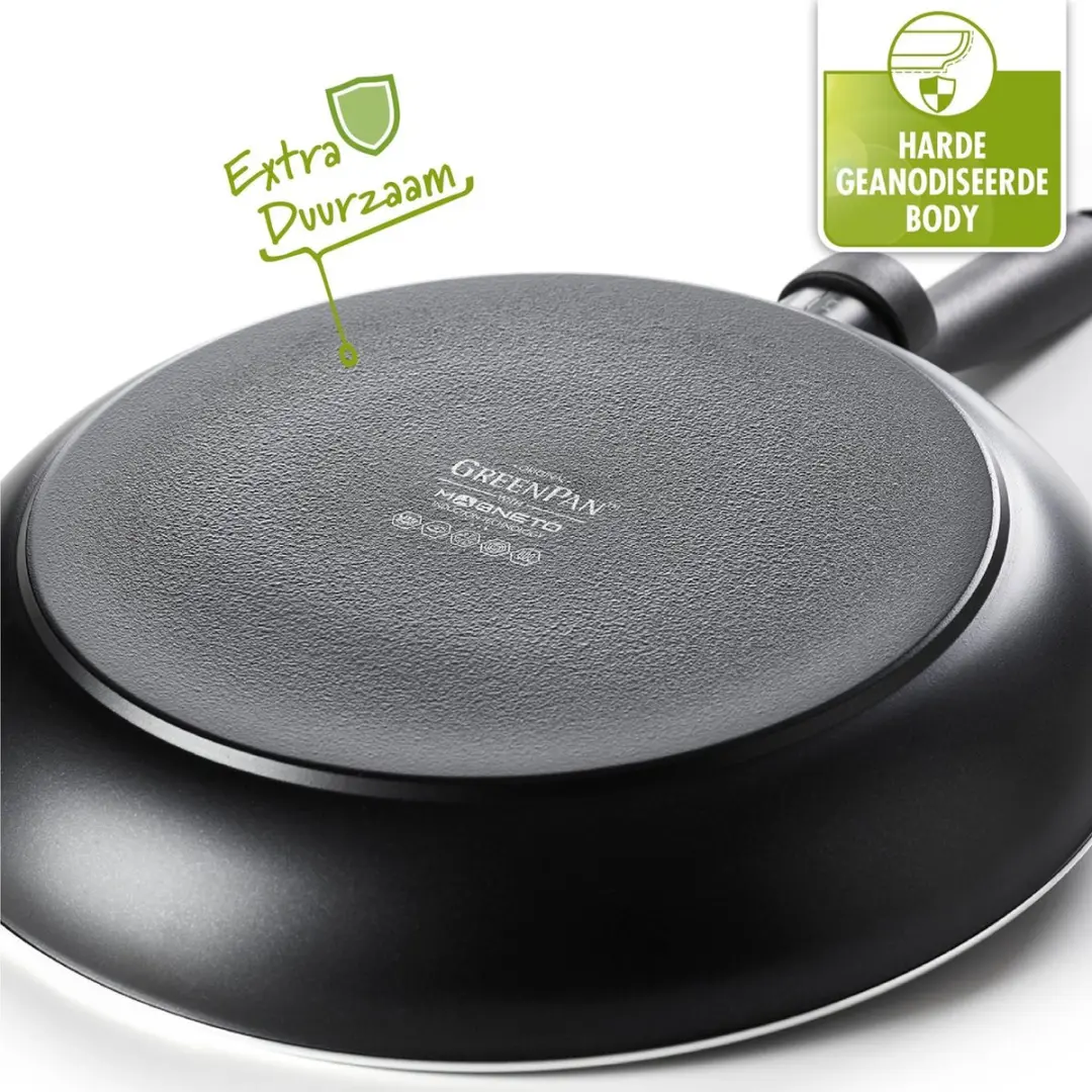 GreenPan Andorra Wokpan 28cm - 3,6L - Zwart