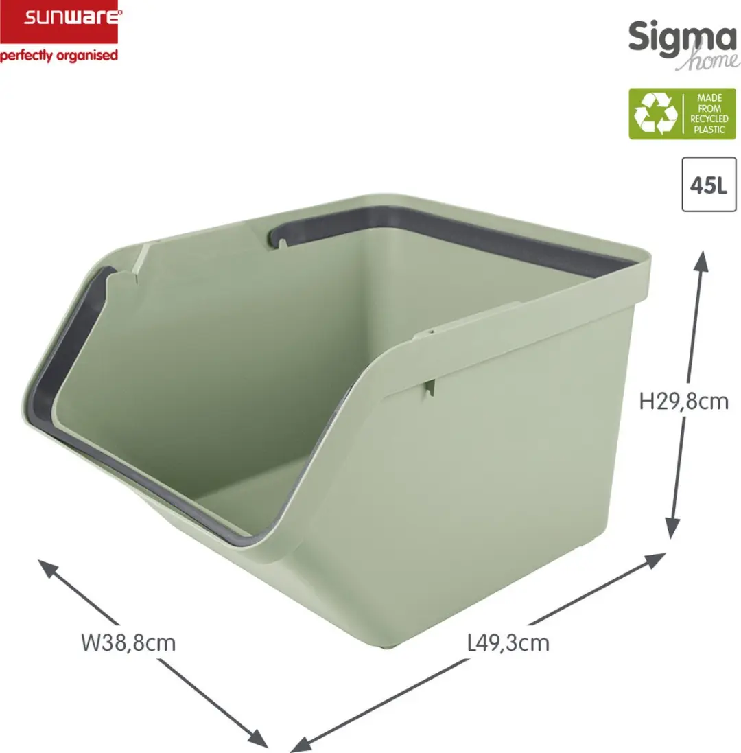 Sunware Sigma Home Prullenbak 45L - Groen