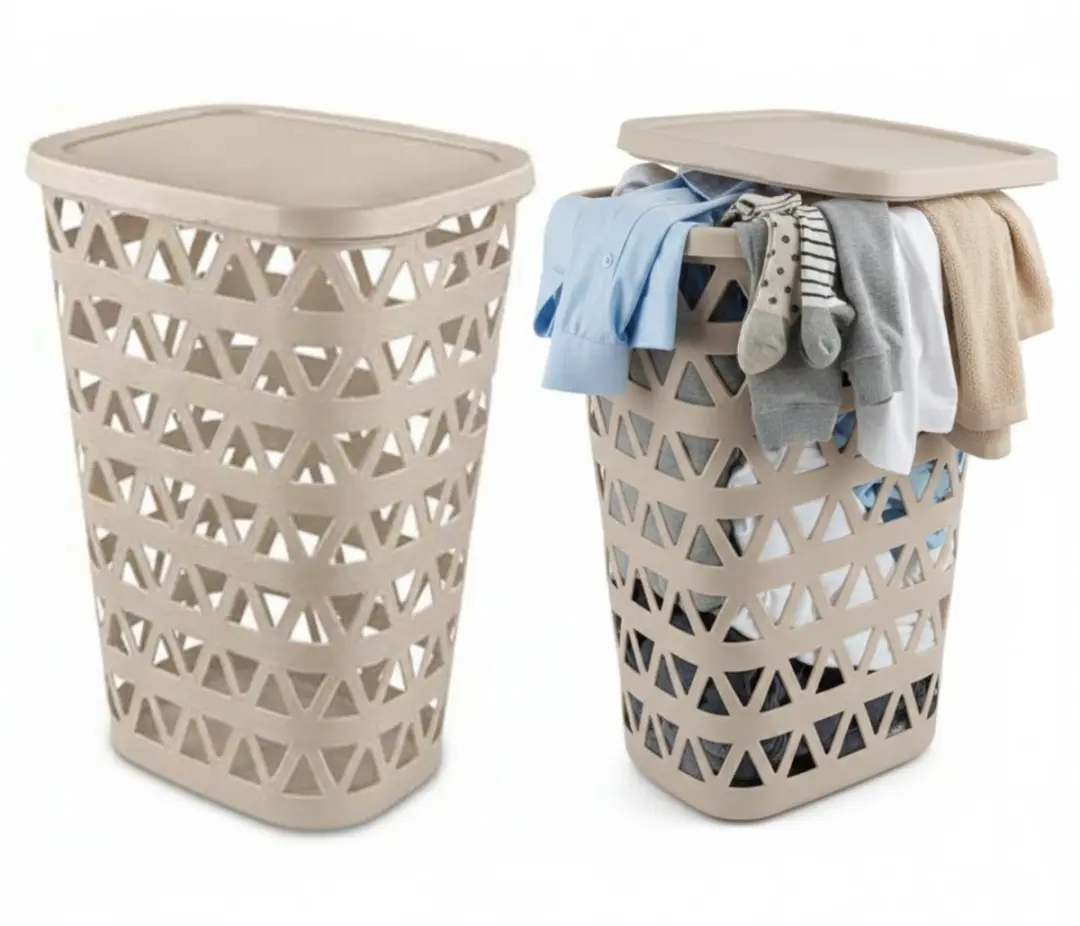 Curver Wasmand met deksel 2x