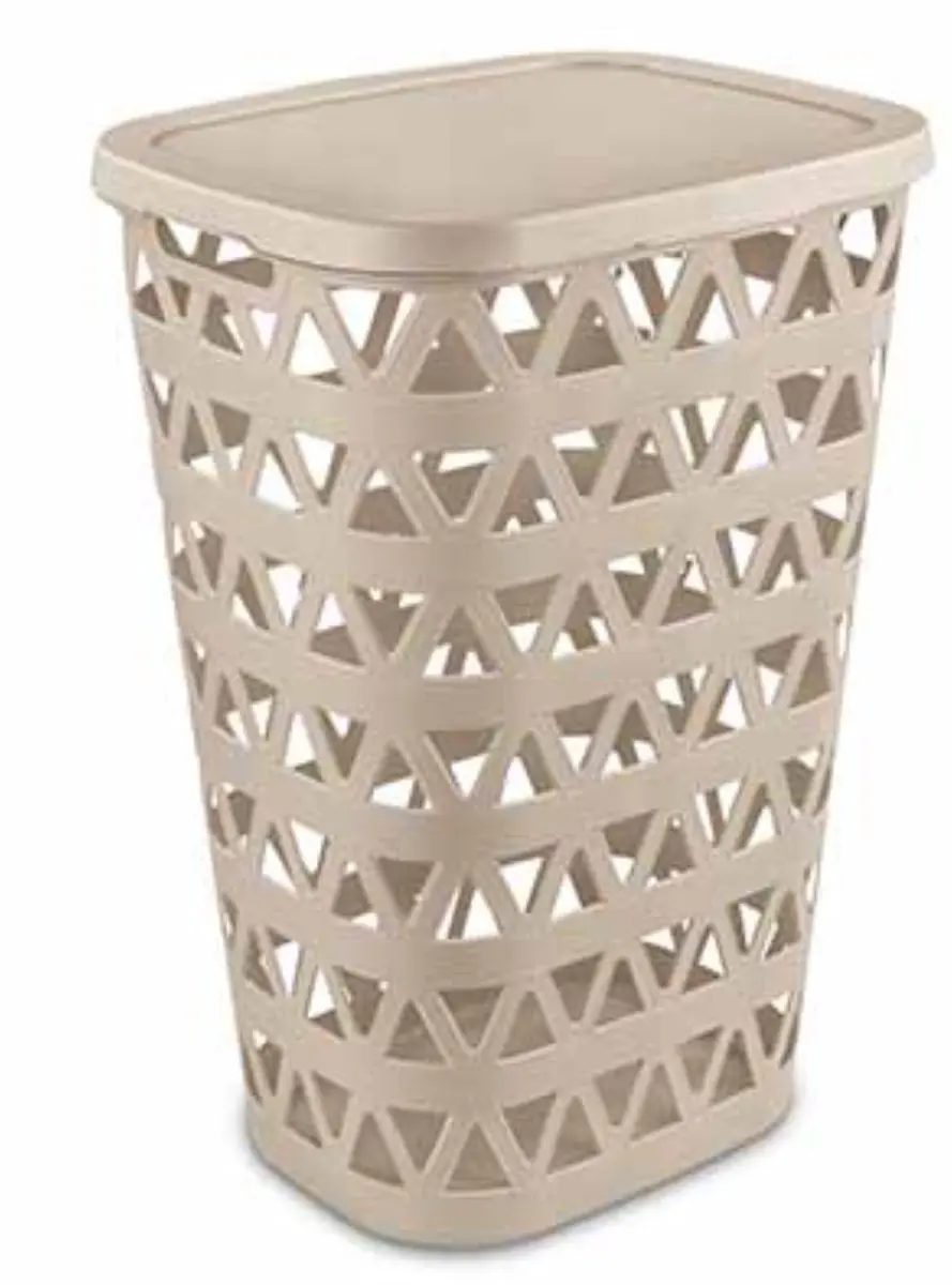 Curver Wasmand met deksel 2x - 55L - Beige