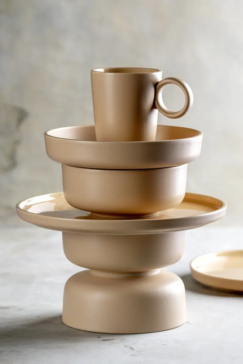 Leonardo Roma Kommen Set 6 Stuks - 16cm - Abrikoos
