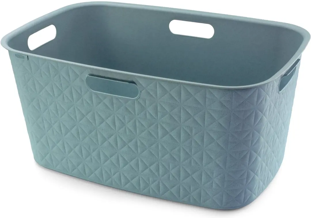 Curver Softex Wasmand 45L - Blauw - 2 Stuks