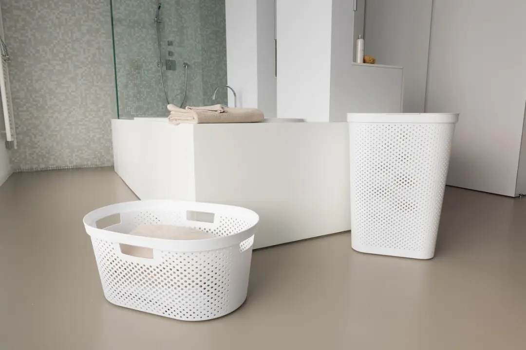 Curver Infinity Recycled Wasmand 40L - 2 Stuks Wit