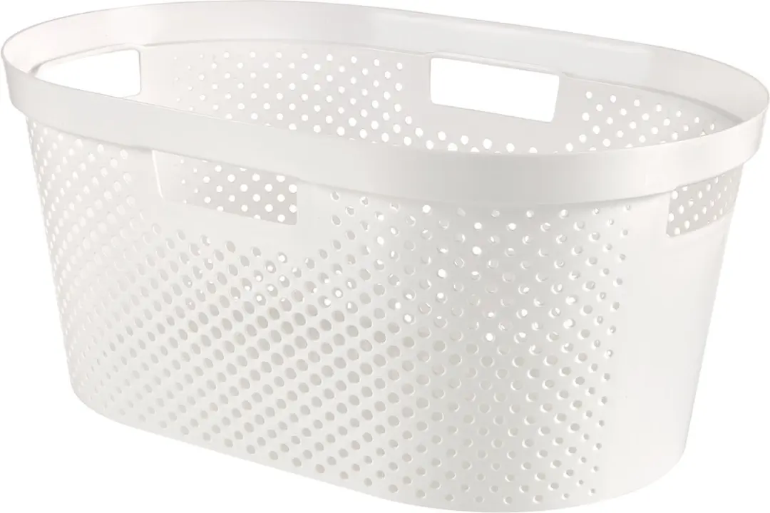 Curver Infinity Recycled Wasmand 40L - 2 Stuks Wit