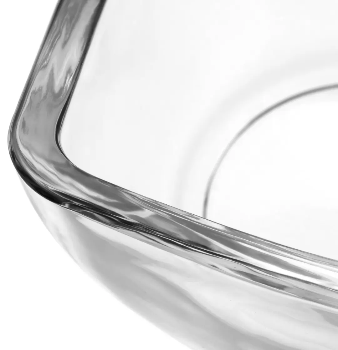 Leonardo Piazza Schaal 12cm - Transparant - 4 Stuks