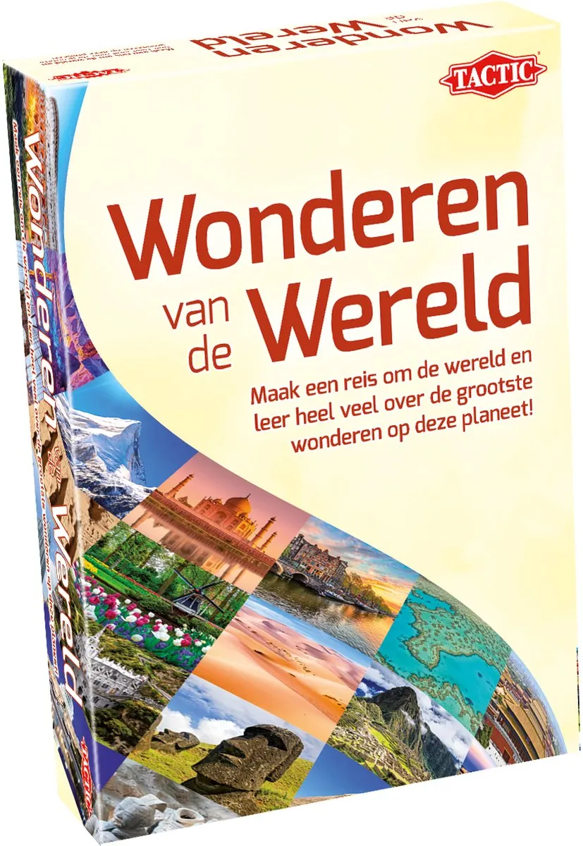 Tactic Wonderen van de Wereld Educatief Spel 55792 - 195 Kaarten