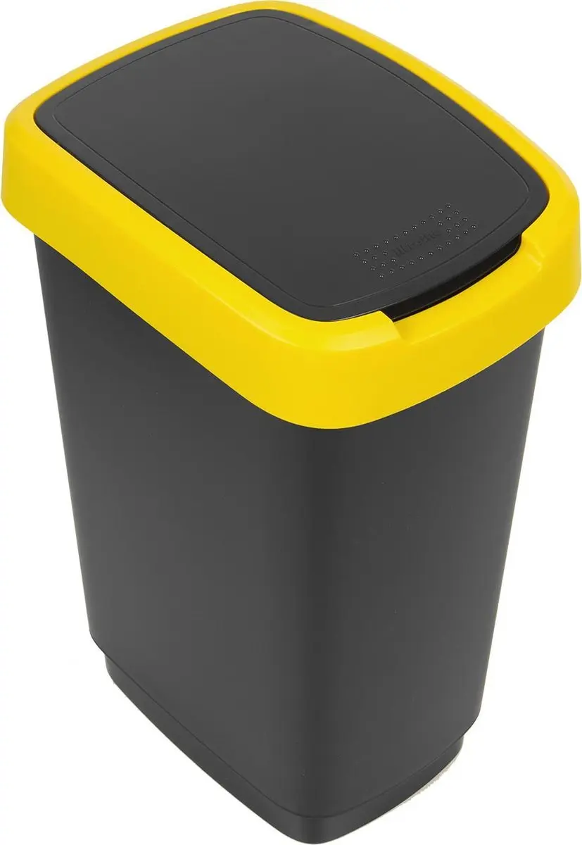 Rotho Twist Sorteerafvalbakken 3x25L - Zwart