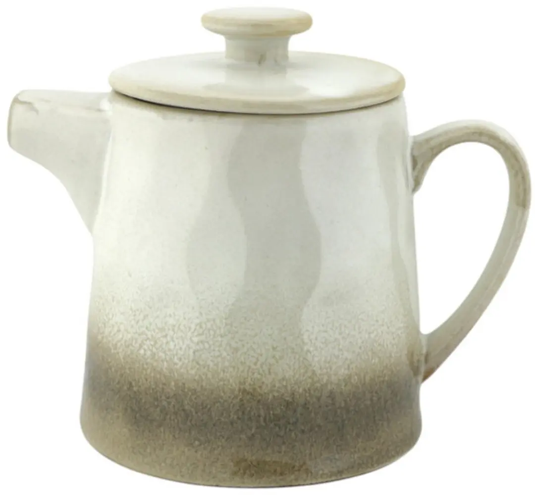 Home Society Theeset Keramiek - 750ml - 2 Mokken - Wit/Bruin