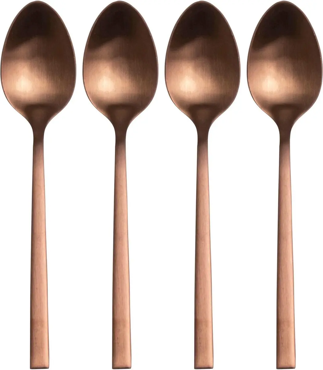 Gusta Koffielepeltjes Koper - 4 Stuks