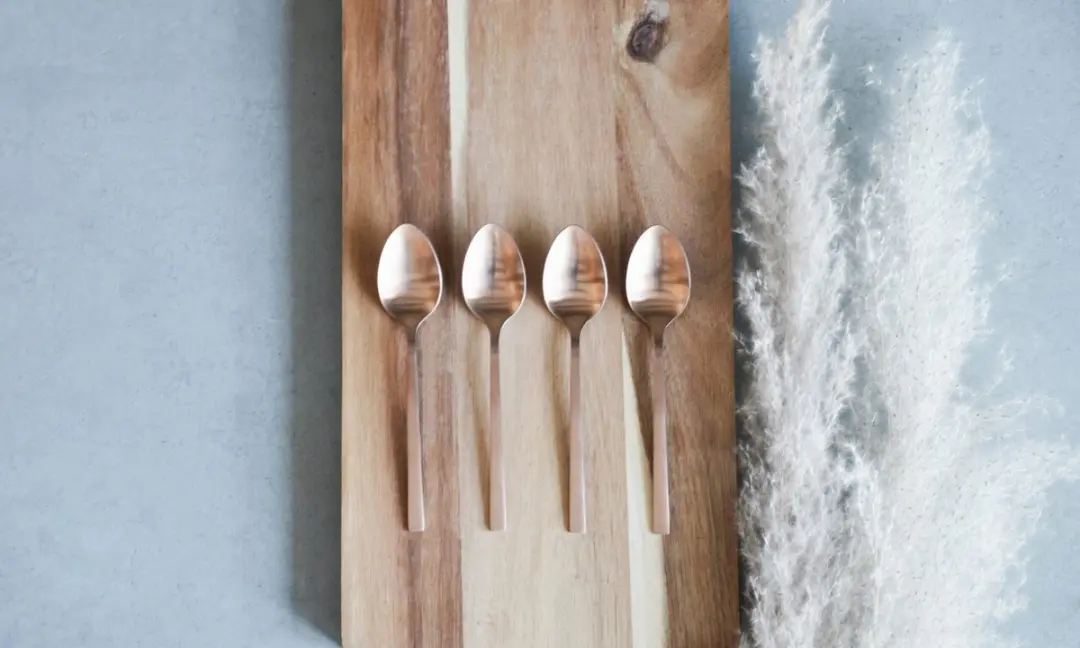 Gusta Koffielepeltjes Koper - 4 Stuks