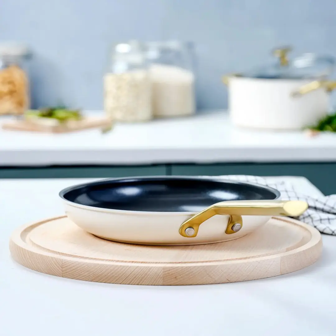 BK Sublime Keramische Pannenset 4-delig - Crème