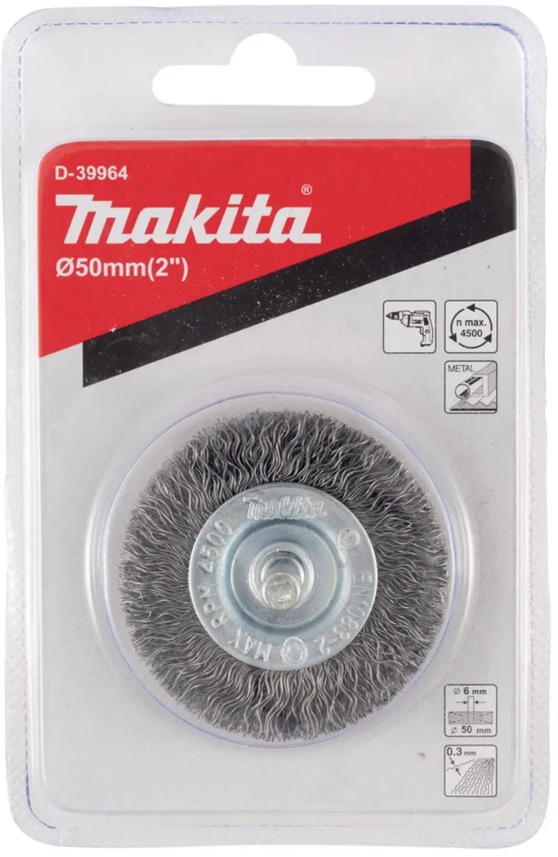 Makita D-39964 Vlakborstel 6x50mm - afbeelding 4 van 4