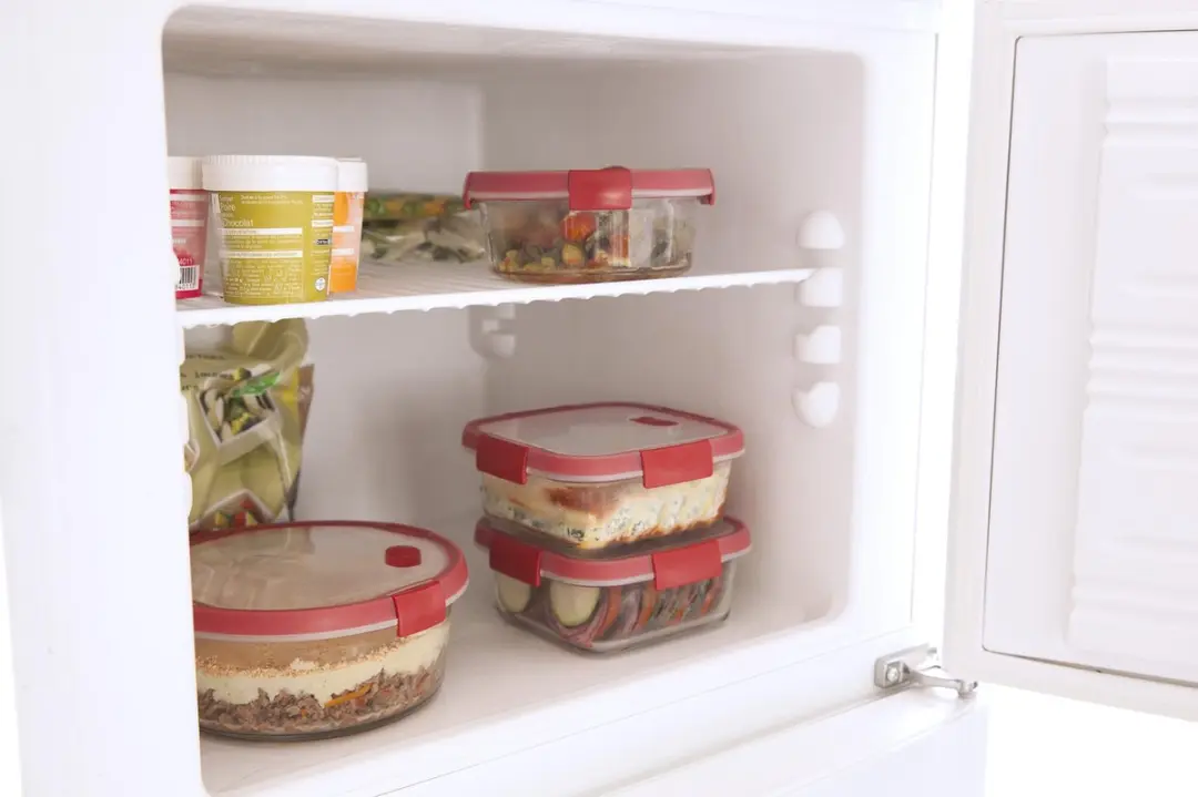 Curver Smart Cook Glazen Vershouddoos 0,9L - Rood