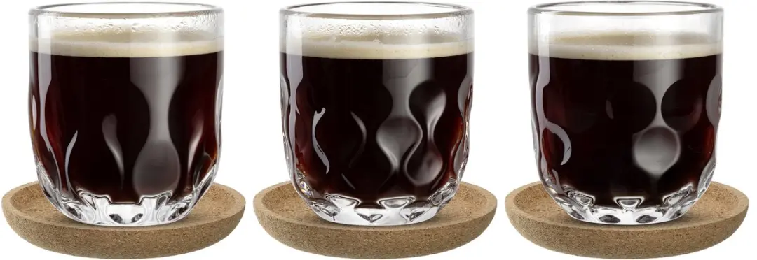 Leonardo Gocce Koffieglas 220ml - Set van 6 - Multi